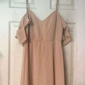 Nude Formal Maxi Dress